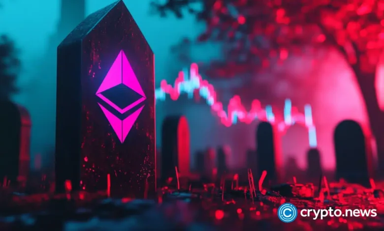 إيثريوم تتراجع 23%، هل نتجه نحو تصحيح أعمق؟